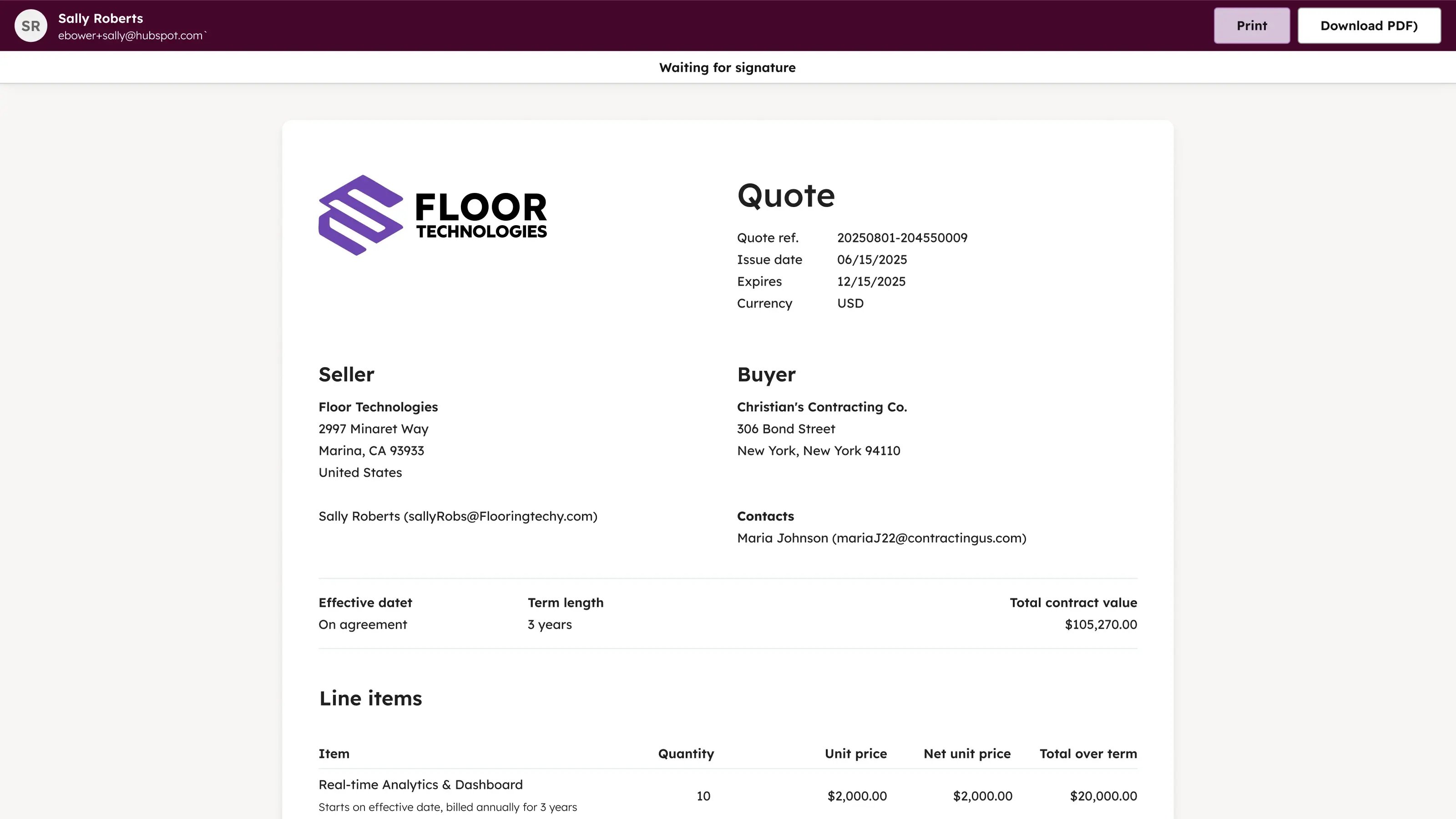 Commerce Hub - Full Quote