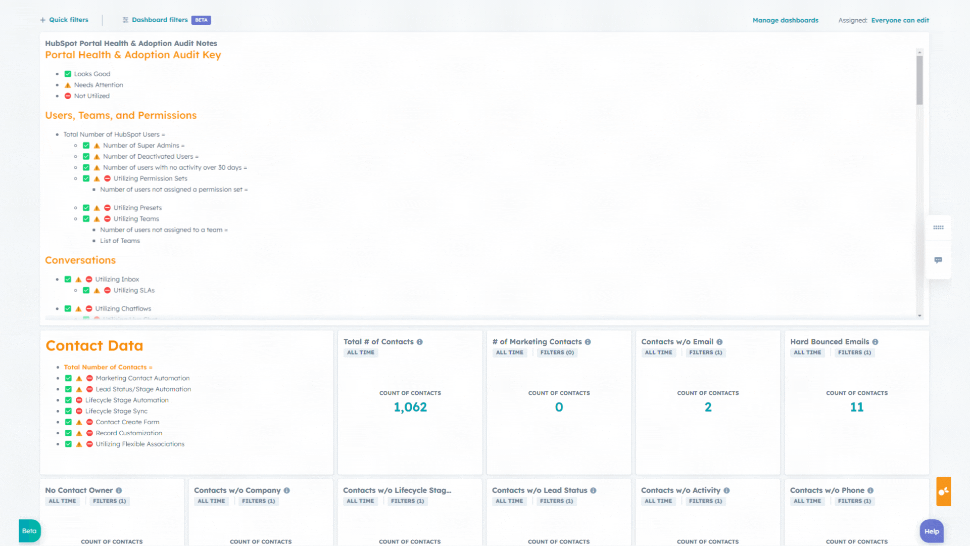 Portal audit highlights Portal audit highlights